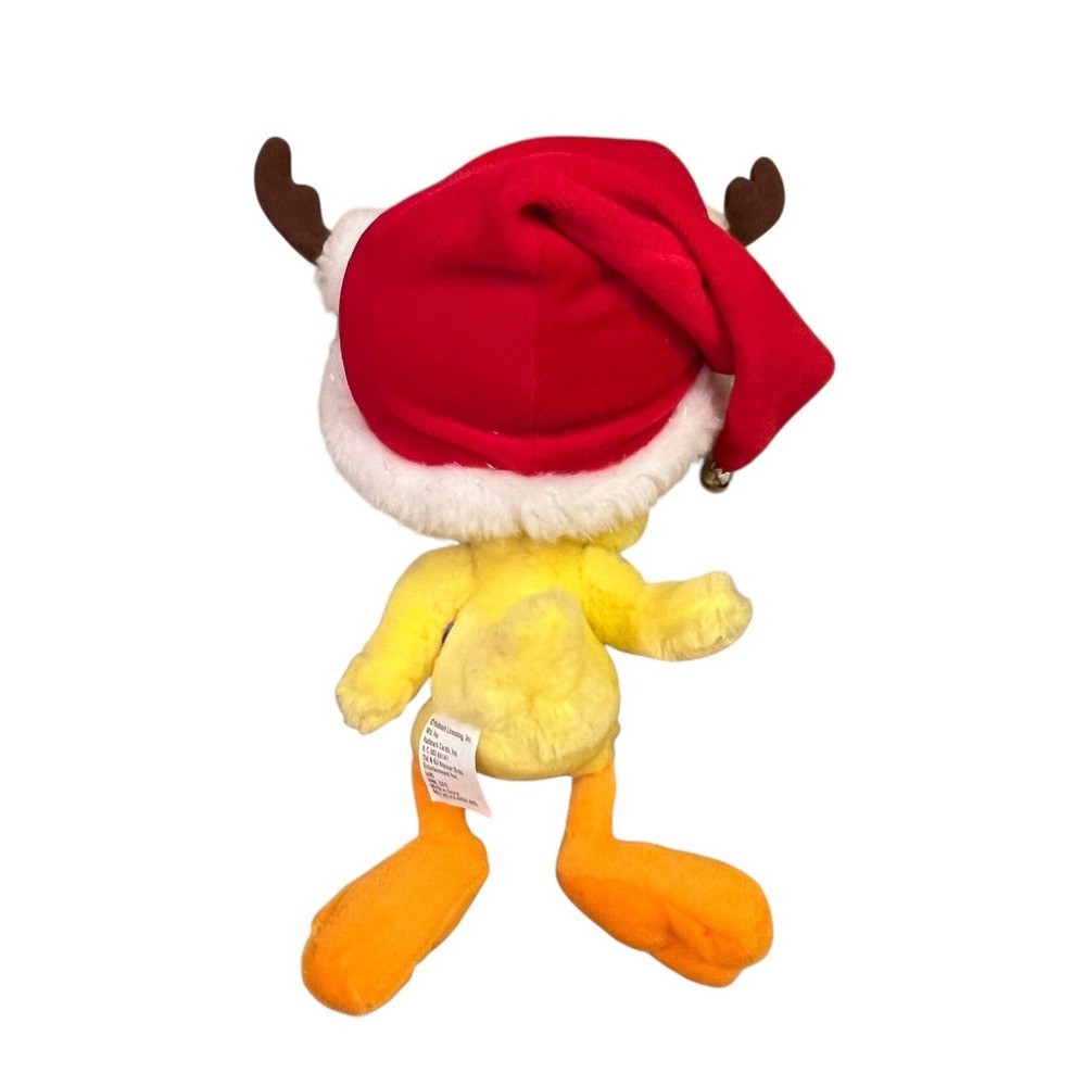 Lot of 2 Holiday Plush Ty Bear Tweety Bird Christmas Toys Warner Bros Looney - Picture 9 of 13